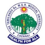 Tamil Nadu Dr.M.G.R. Medical University Duplicate Mark Sheet